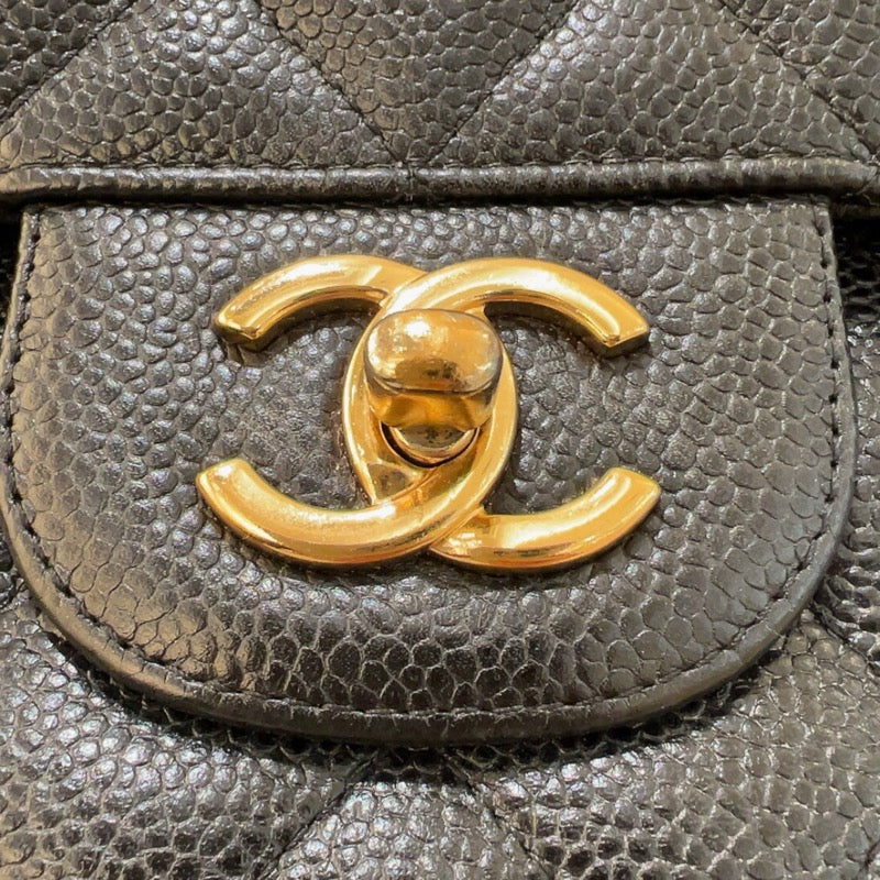 正規品【新品電池】CHANEL マトラッセ/動作良好 稼動品 シャネル ブラック シャネル CHANEL デカマトラッセ30 A58600 ブラック/GD金具