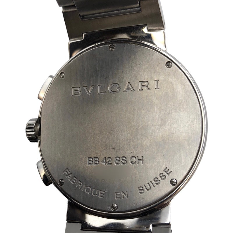 ブルガリ BVLGARI ブルガリブルガリ・クロノグラフ BB42SSCH