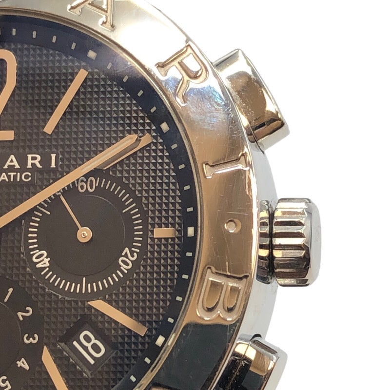 ブルガリ BVLGARI ブルガリブルガリ・クロノグラフ BB42SSCH ステンレススチール メンズ 腕時計 | 中古ブランドリユースショップ  OKURA(おお蔵)
