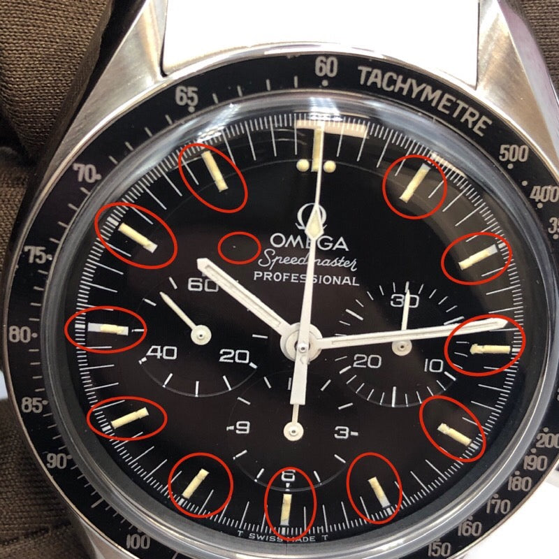 オメガ OMEGA スピードマスター プロフェッショナル ST145.022 ブラック ステンレススチール メンズ 腕時計