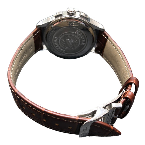 ジャガー・ルクルト JAEGER-LE COULTRE マスタークロノグラフ Q1538420 ホワイト SS メンズ 腕時計