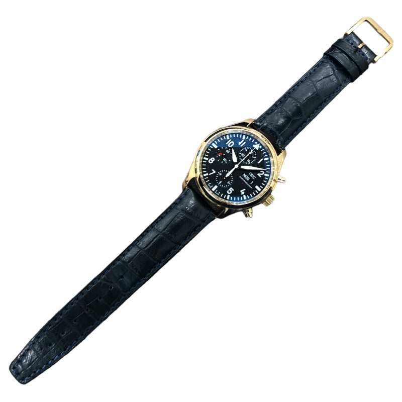 インターナショナルウォッチカンパニー IWC パイロットウォッチ クロノグラフ IW371713 ネイビー K18PG メンズ 腕時計 |  中古ブランドリユースショップ OKURA(おお蔵)