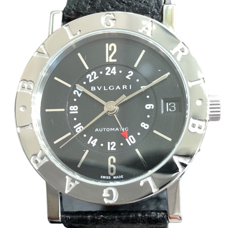 ブルガリ BVLGARI ブルガリブルガリGMT BB33SLGMT ブラック SS メンズ 腕時計