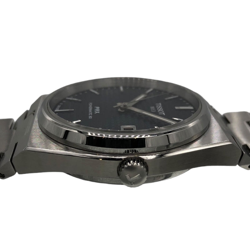 ティソ TISSOT PRX ピーアールエックス パワーマティック80 T137.407.11.041.00 ブルー SS メンズ 腕時計