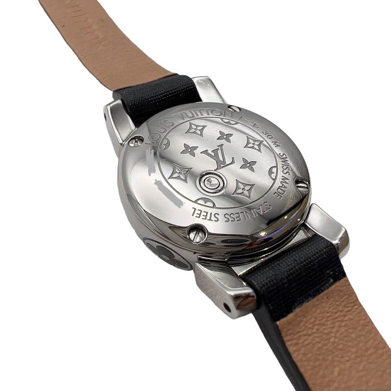 ルイ・ヴィトン LOUIS VUITTON タンブール　ビジュ Q151K ステンレススチール レディース 腕時計