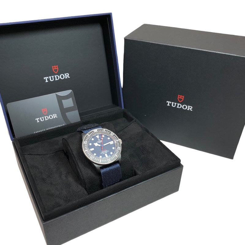 チューダー/チュードル TUDOR ペラゴス FXD 25707KN ブルー文字盤 チタン/カーボン メンズ 腕時計