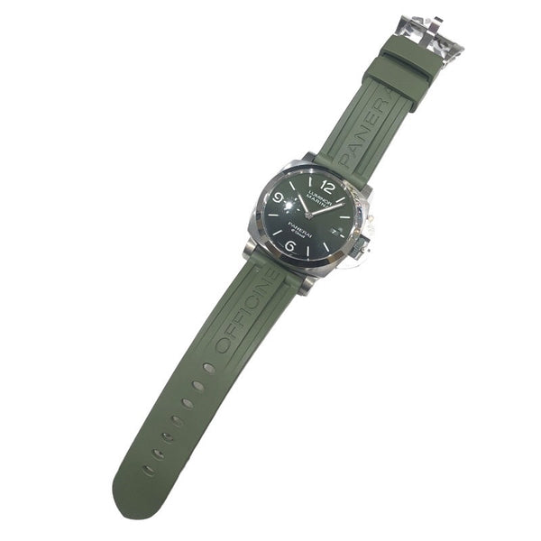 パネライ PANERAI ルミノール マリーナ eスチール ヴェルデ ズメラルド PAM01356 グリーン SS 自動巻き メンズ 腕時計