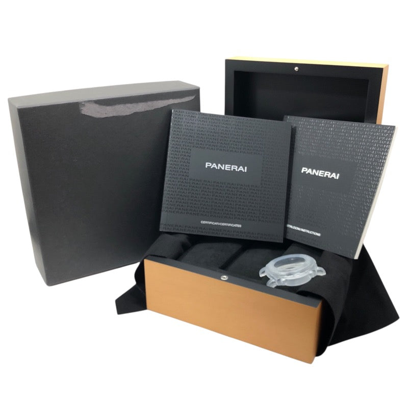 パネライ PANERAI ルミノール ドゥエ GMT パワーリザーブ PAM00944 グレー SS 自動巻き メンズ 腕時計