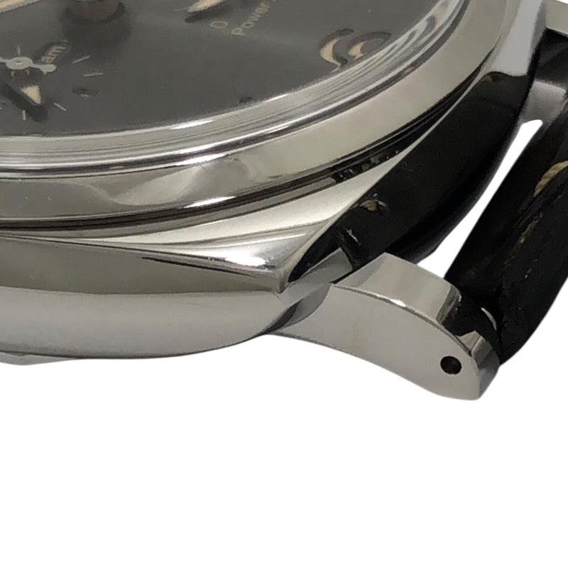 パネライ PANERAI ルミノール ドゥエ GMT パワーリザーブ PAM00944 グレー SS 自動巻き メンズ 腕時計