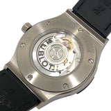 ウブロ HUBLOT クラシック フュージョン アエロ フュージョン ムーンフェイズ チタニウム 517.NX.0170.LR グレー チタン 自動巻き メンズ 腕時計