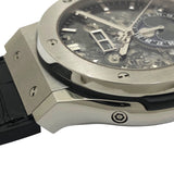 ウブロ HUBLOT クラシック フュージョン アエロ フュージョン ムーンフェイズ チタニウム 517.NX.0170.LR グレー チタン 自動巻き メンズ 腕時計