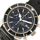ブライトリング BREITLING スーパーオーシャン ヘリテージ 46 クロノグラフ A13320 黒文字盤 ステンレススチール 自動巻き メンズ 腕時計