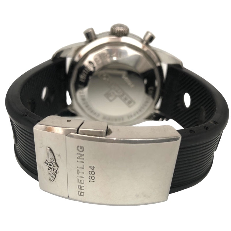 ブライトリング BREITLING スーパーオーシャン ヘリテージ 46 クロノグラフ A13320 黒文字盤 ステンレススチール 自動巻き メンズ 腕時計