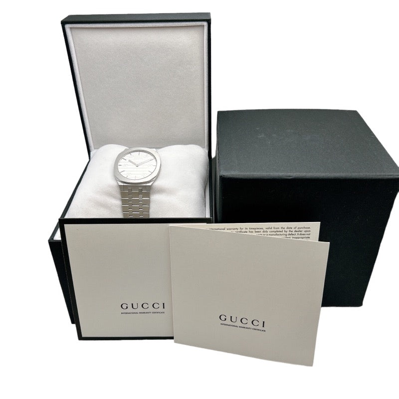 グッチ GUCCI Gucci　25H YA163402 ステンレススチール クオーツ メンズ 腕時計