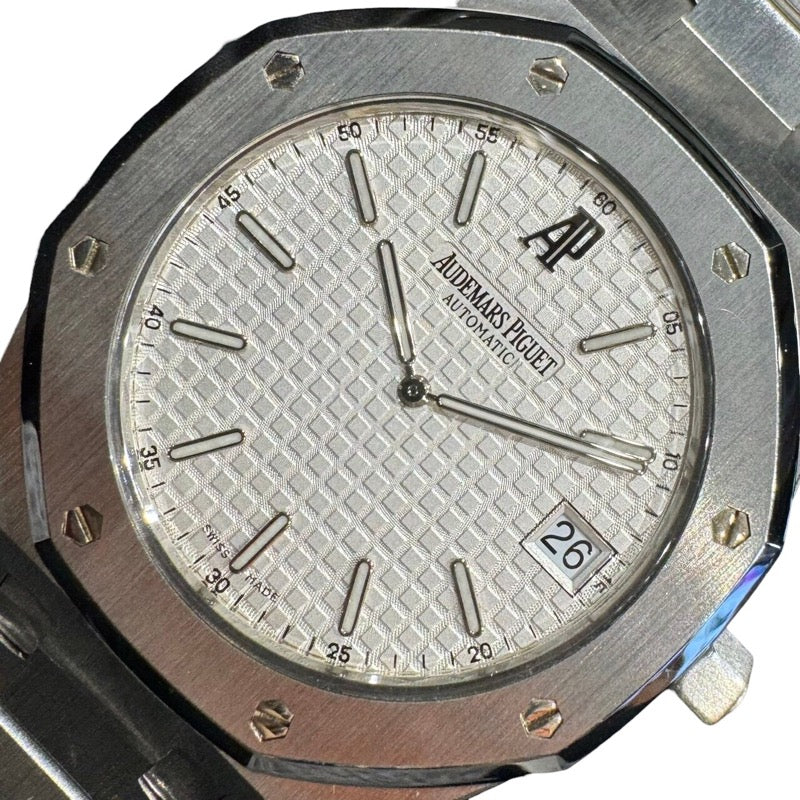 オーデマ・ピゲ AUDEMARS PIGUET ロイヤルオーク ジャンボ 15202ST/O/0944ST/01 ホワイト ステンレススチール メンズ 腕時計