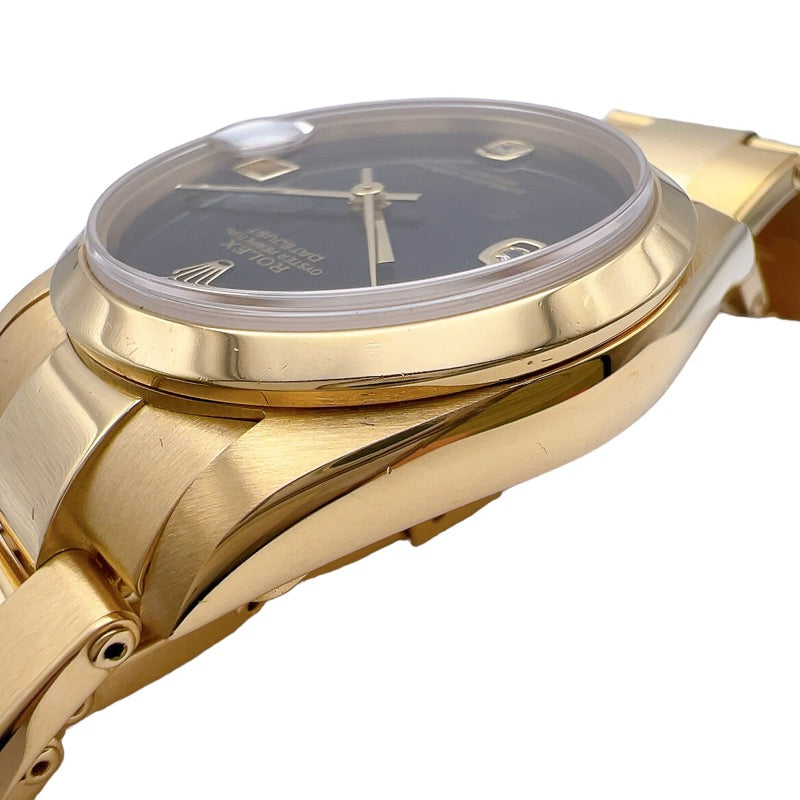 ロレックス ROLEX デイトジャスト31 T番 68248  K18イエローゴールド/オニキス ボーイズ 腕時計