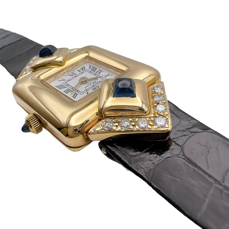 ショパール Chopard ヴィンテージ　ウクエアウォッチ 13/6270/23 K18YG/革 レディース 腕時計