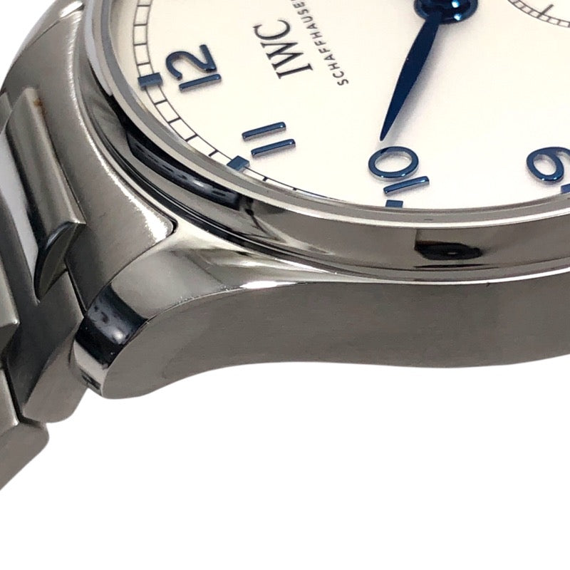 インターナショナルウォッチカンパニー IWC ポルトギーゼ　オートマティック40 IW358312 ホワイト SS 自動巻き メンズ 腕時計