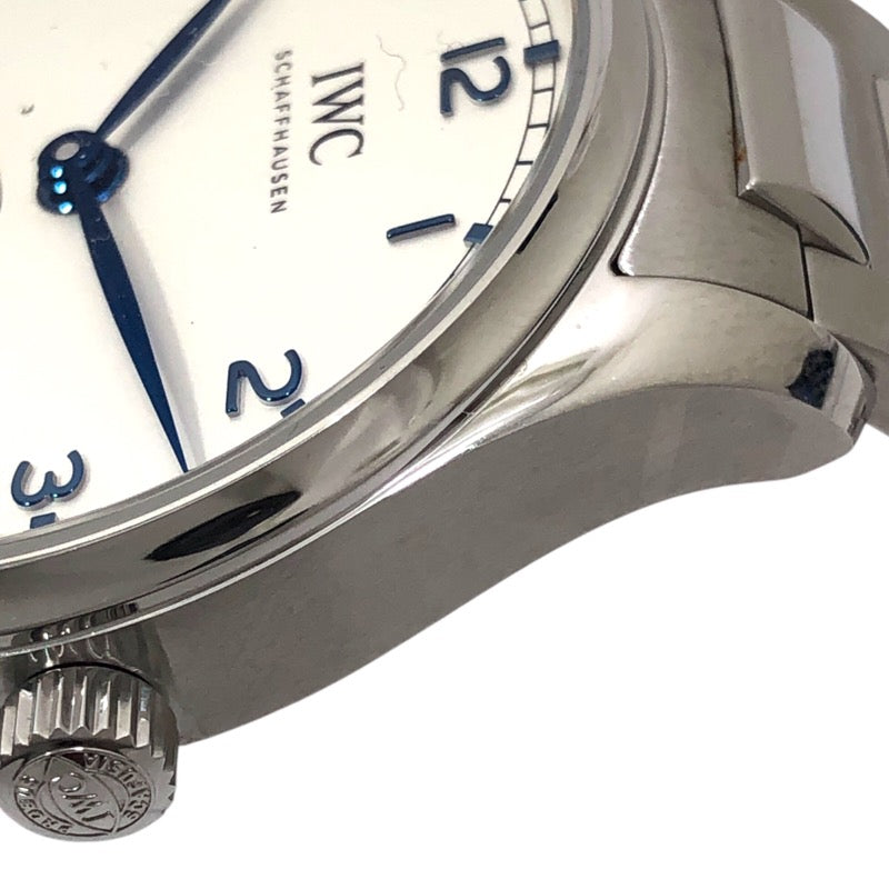 インターナショナルウォッチカンパニー IWC ポルトギーゼ　オートマティック40 IW358312 ホワイト SS 自動巻き メンズ 腕時計