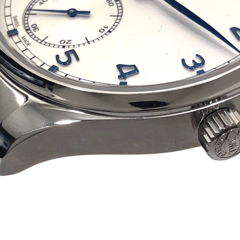 インターナショナルウォッチカンパニー IWC ポルトギーゼ　オートマティック40 IW358312 ホワイト SS 自動巻き メンズ 腕時計