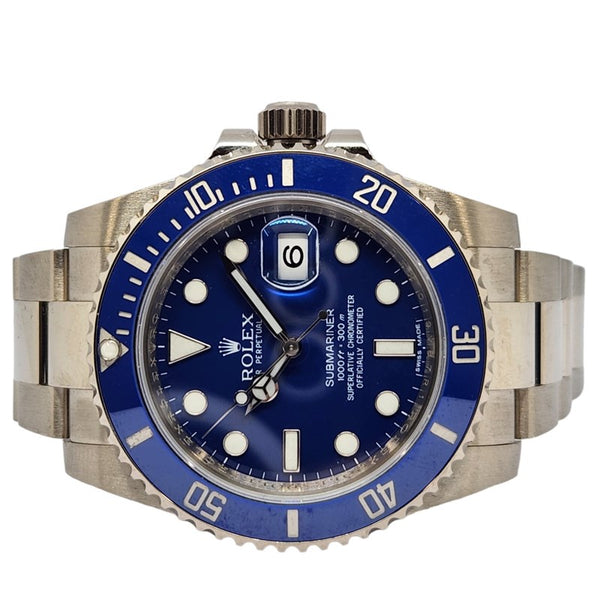 ロレックス ROLEX サブマリーナ ランダムシリアル 116619LB ブルー K18WG 自動巻き メンズ 腕時計
