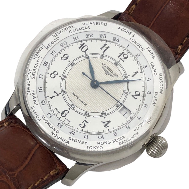 ロンジン LONGINES ロンジン130周年記念 3本セット L.2.615.4.13.2/L.2.61.4.4.13.2/L.2.613.4.132 SS/レザーストラップ 自動巻き メンズ 腕時計