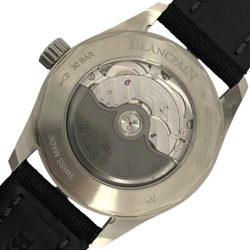 ブランパン BLANCPAIN フィフティ ファゾムス バチスカーフ 5100B-1110-B52A グレー SS/ラバーベルト 自動巻き メンズ 腕時計