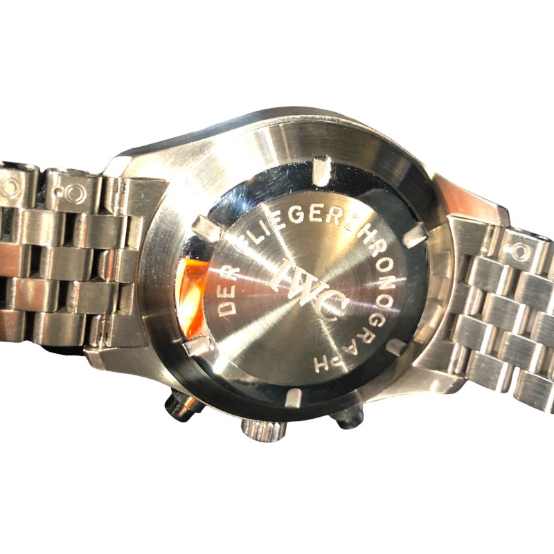 インターナショナルウォッチカンパニー IWC スピットファイア クロノグラフ IW370628 シルバー ステンレススチール メンズ 腕時計
