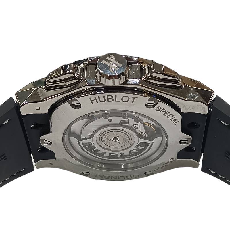 ウブロ HUBLOT クラシックフュージョン クロノグラフ オーリンスキー Ref.525.NX.0127.LR.JORL19  チタン チタン 自動巻き メンズ 腕時計