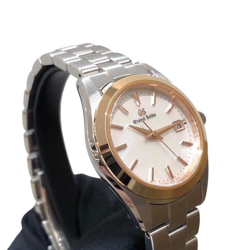 セイコー SEIKO Grand Seiko ヘリテージ コレクション ホワイトシェル STGF268 ホワイト PG/SS レディース 腕時計