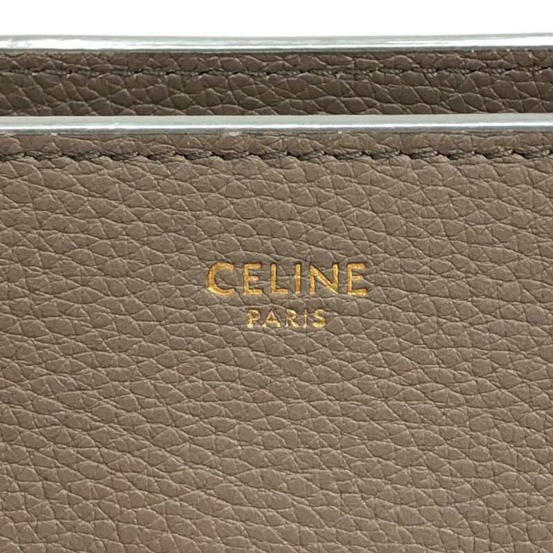 セリーヌ CELINE カバ ドゥ フランス ミディアム グレージュ カーフレザー レディース ハンドバッグ