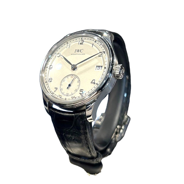 インターナショナルウォッチカンパニー IWC ポルトギーゼ ハンドワインド 8デイズ IW510203 ホワイト ステンレススチール メンズ 腕時計