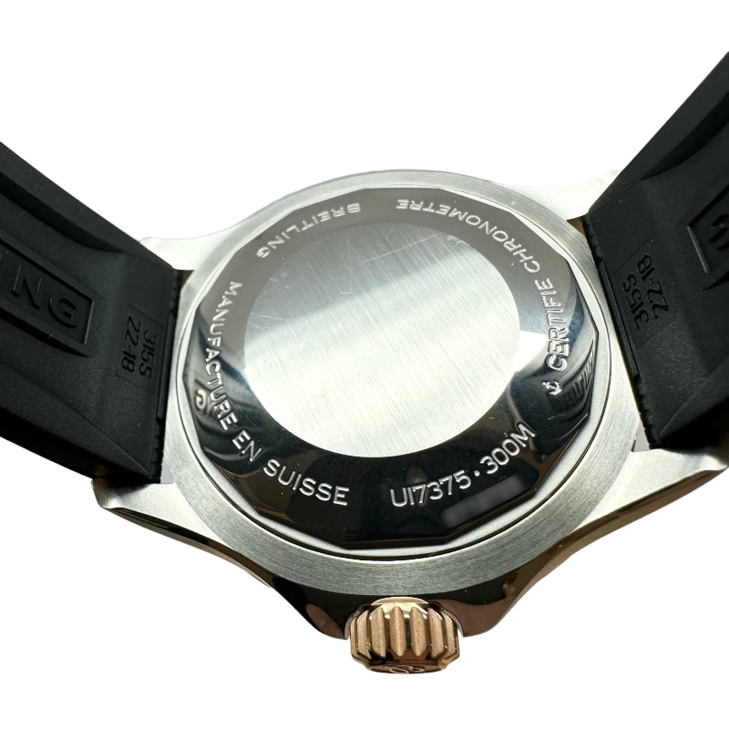 ブライトリング BREITLING スーパーオーシャン オートマチック42 U17375 SS/18Kレッドゴールド 自動巻き メンズ 腕時計