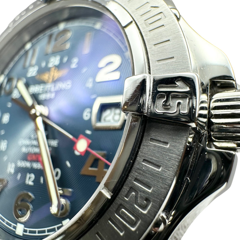 ブライトリング BREITLING コルト GMT A32350 ステンレススチール メンズ 腕時計