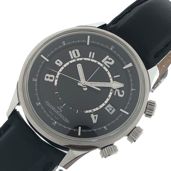 ジャガー・ルクルト JAEGER-LE COULTRE アムボックス1 アラーム アストンマーチンコラボモデル Q1908470 SS/レザーベルト メンズ 腕時計