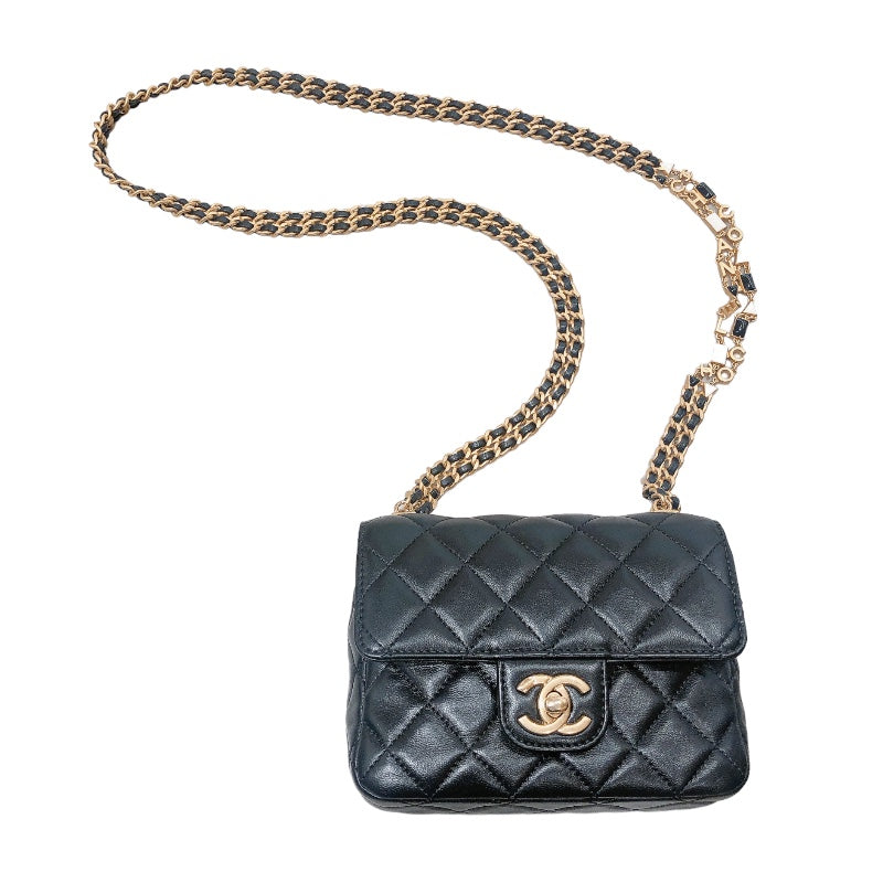 シャネル CHANEL ミニ マトラッセチェーンショルダーバッグ AS3442 ...