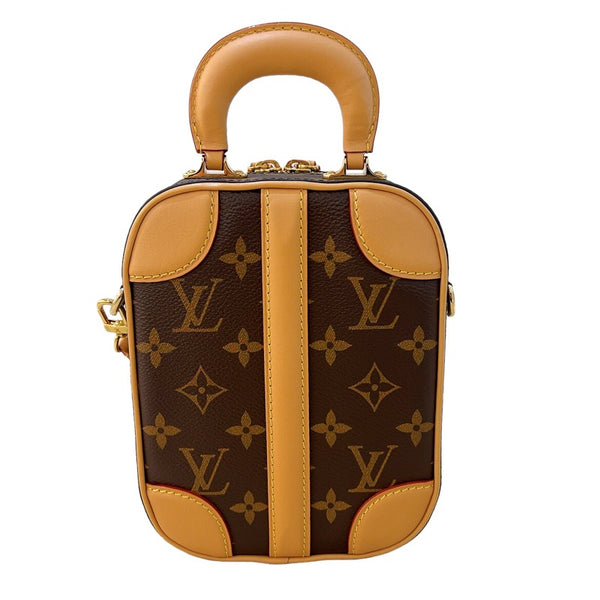 ルイ・ヴィトン LOUIS VUITTON ヴァリゼット・ヴェルティカル　2wayショルダーバッグ M68623 ブラウン　ゴールド金具 モノグラム ユニセックス ショルダーバッグ