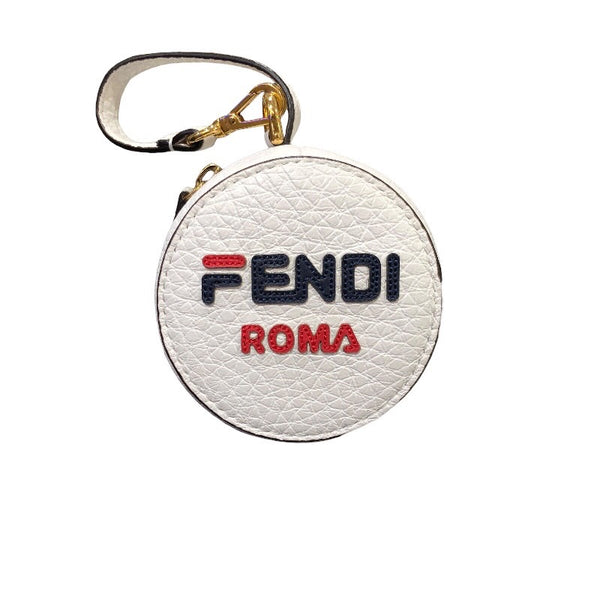 フェンディ FENDI エコバックパック ホワイト　ゴールド金具 ナイロン レディース エコバッグ