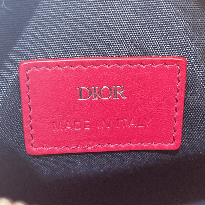 クリスチャン・ディオール Christian Dior ショルダーバッグ レッド カーフ レディース ショルダーバッグ