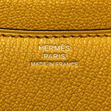 エルメス HERMES コンスタンス３ミニ　ミロワール B刻印 ジョーヌナプル レザー シェーブル レディース ショルダーバッグ