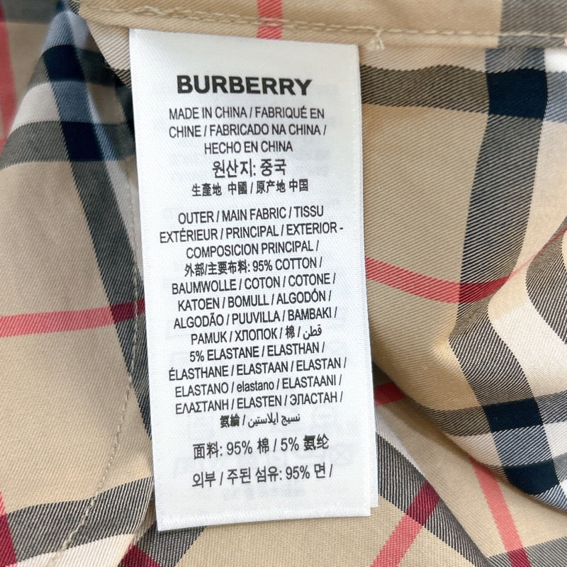 バーバリー BURBERRY LOVEペイントチェックシャツ 21SS 8038128