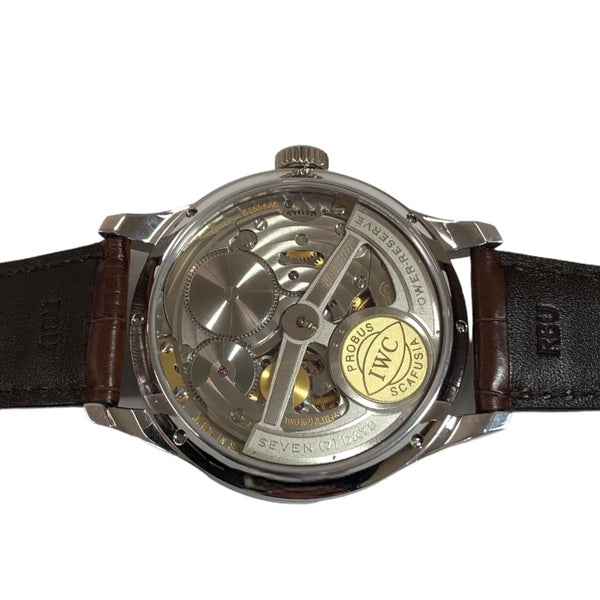 インターナショナルウォッチカンパニー IWC ポルトギーゼ　パーペチュアルカレンダー IW502303 グレー  K18WG 自動巻き メンズ 腕時計