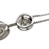 ダイヤモンド　トリロジーネックレス Pt900/850 ジュエリー