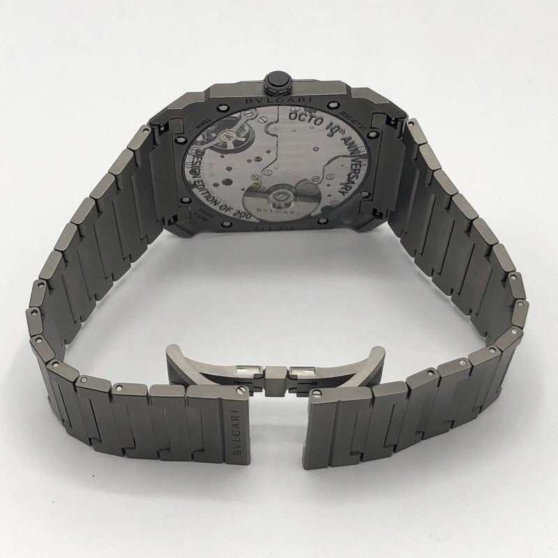 ブルガリ BVLGARI オクト　フィニッシモ　オートマティック　世界200本限定 103672 チタン メンズ 腕時計
