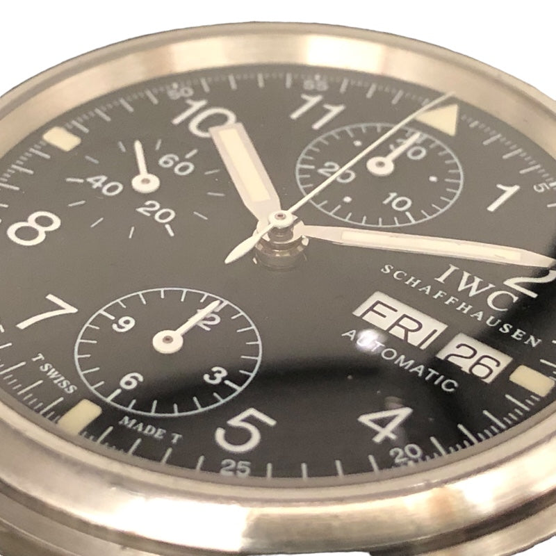 インターナショナルウォッチカンパニー IWC パイロットウォッチ メカニカル フリーガー クロノグラフ IW370607 黒文字盤 ステンレス メンズ  腕時計