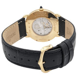 カルティエ Cartier ロンド ルイ カルティエ LM W6800251 ホワイト K18PG/社外ベルト/純正尾錠  手巻き メンズ 腕時計