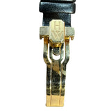 ハリーウィンストン HARRY WINSTON アヴェニューC ミニ ホワイトシェル 332LQR K18PG/社外ベルト/純正尾錠 クオーツ レディース 腕時計