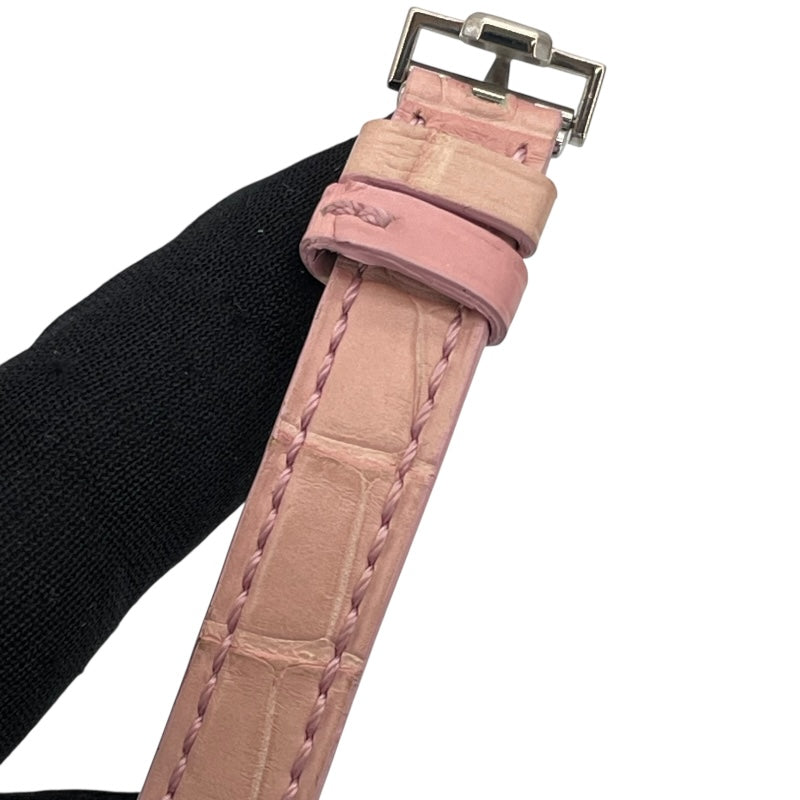 ハリーウィンストン HARRY WINSTON アヴェニューC ミニ AVCQHM16WW41 シルバー K18WG/純正ベルト/純正バックル レディース 腕時計