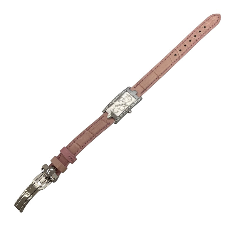 ハリーウィンストン HARRY WINSTON アヴェニューC ミニ AVCQHM16WW41 シルバー K18WG/純正ベルト/純正バックル レディース 腕時計