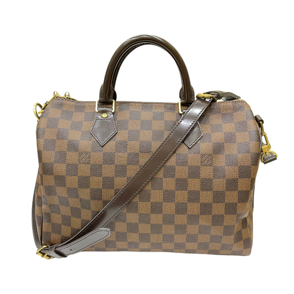 ルイ・ヴィトン LOUIS VUITTON スピーディ バンドリエール30 N41183 エベヌ ダミエ・キャンバス ユニセックス 2wayボストンバッグ